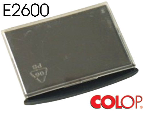 Confez. 4 pz. Tampone Colop ricambio E/2600 E/2600-BLS2 E2008/P ink nero
