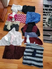 Huge Lot of Brand Name Yarn, Unfinished Projects