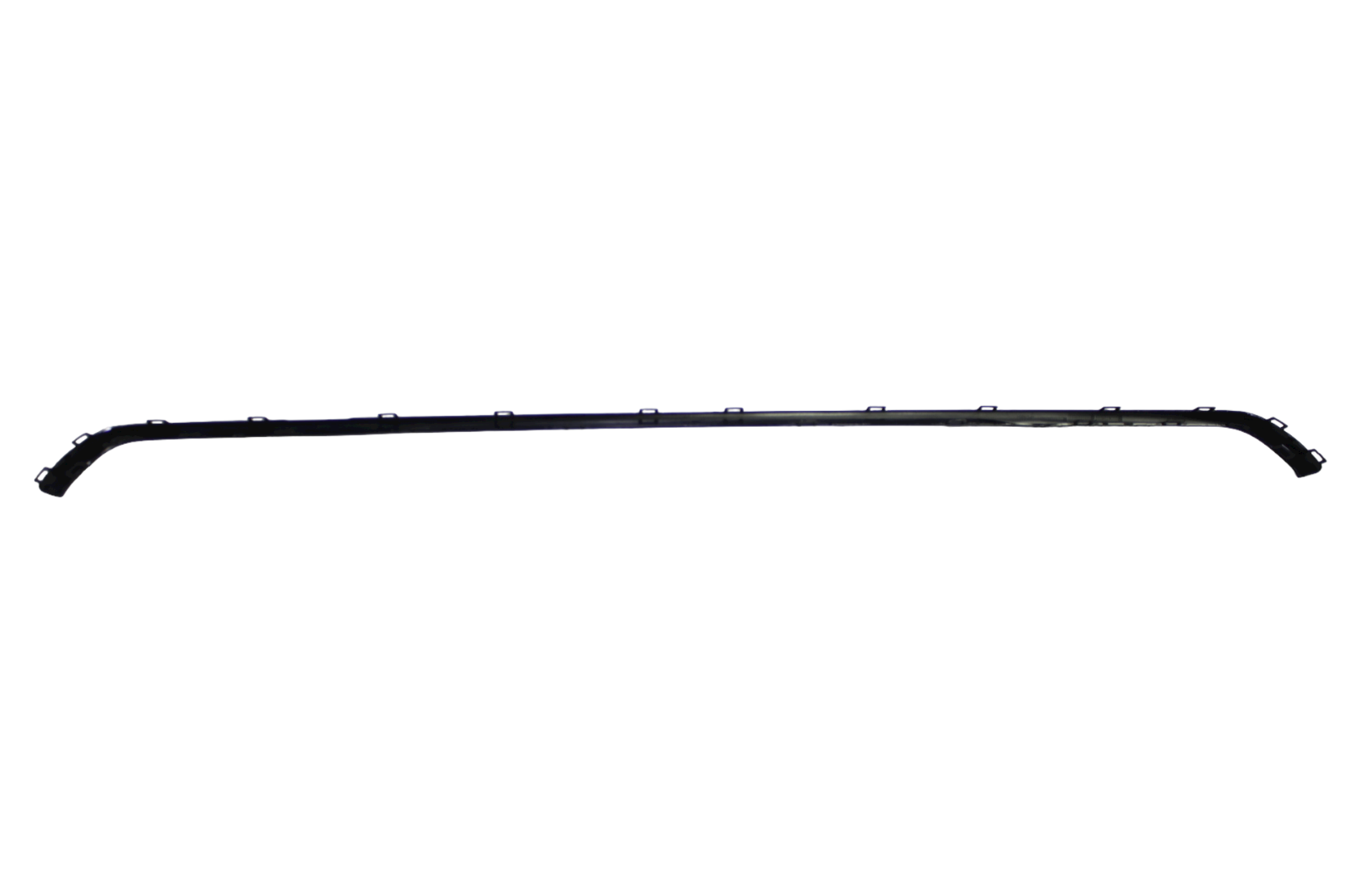 Mercedes Benz X167 Rear Bumper Lower Valance Black Trim Moulding 
