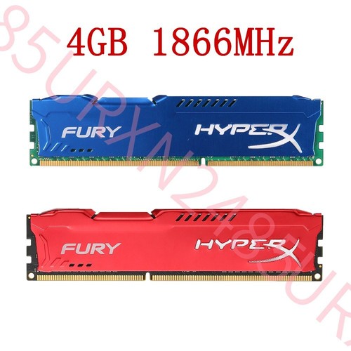 64GB 32GB 16GB 8GB 4GB DDR3 1333 1600 1866 DIMM Desktop RAM For HyperX FURY Lot - Picture 6 of 18