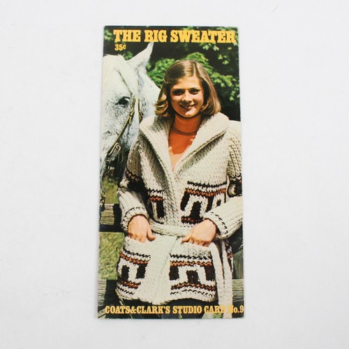 Vintage Lot Of 3 Knitting Crochet Pattern Cards 1973-1979 - Picture 4 of 5