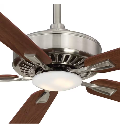 Minka Aire F556L-BN/DW Contractor LED Brushed Nickel 52" Ceiling Fan with Remote - Picture 4 of 6