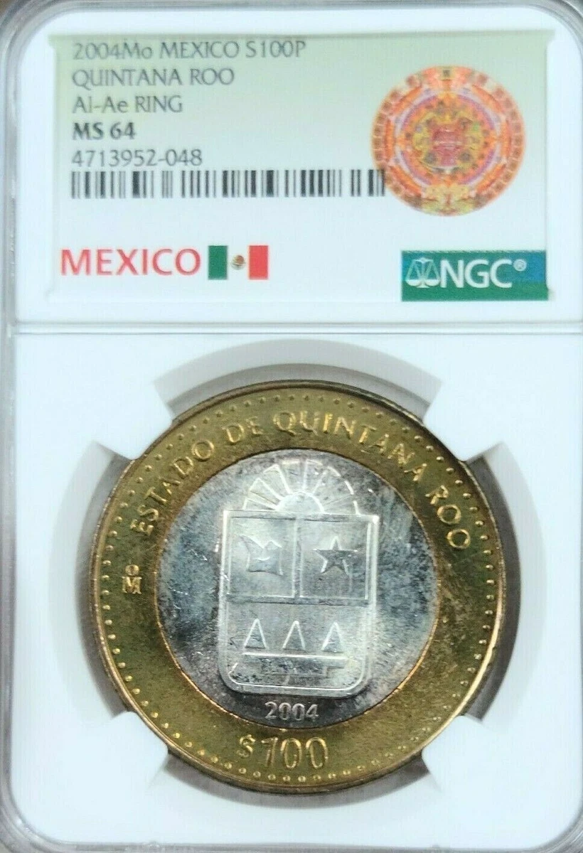 値下げ Mexico coin 2004 100 Peso 銀貨新品 特別価格 Mexico coin 2004 100 Peso 超レア 銀貨 新品