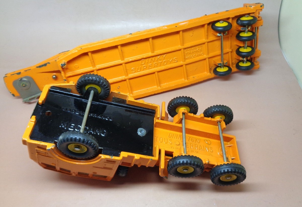 ミニカー DINKY No.34 B BERLIET GAK Dinky 34B, Berliet Flat Truck and Container - Free Price