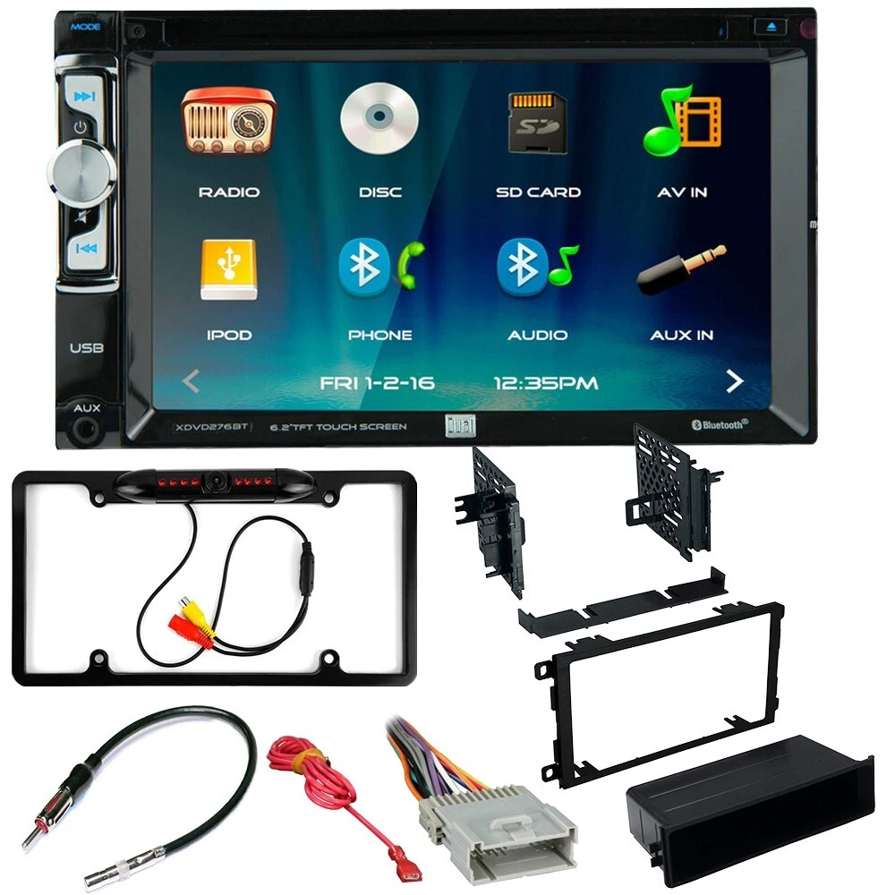 For Chevy 2003 2006 Silverado XDVD276BT Car Stereo Double DIN Dash