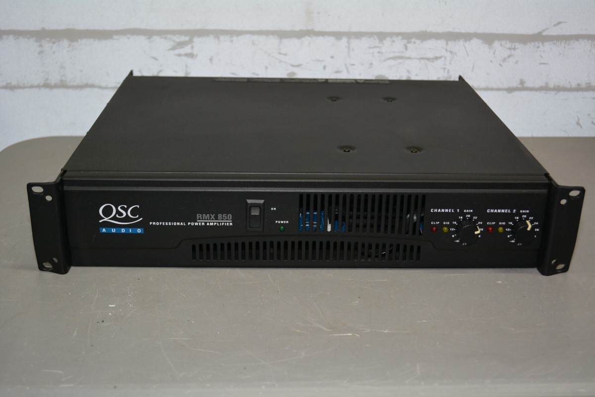 アンプ QSC PROFESSIONAL POWER AMPLIFIER RMX 850 QSC RMX 850 Power Amplifier | zZounds
