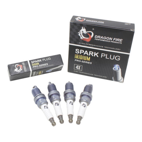 DRAGON FIRE 4 Spark Plugs for 11-21 Chevy Cruze Sonic Encore Trax 1.4L I4 Turbo - Picture 2 of 7