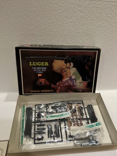 Vintage L&S Luger P.08 Artillery Model Japan 1:1 Scale Model KIT SUPER RARE NOS - Picture 10 of 21