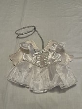 Build A Bear Outfit White Fairy Angel Costume White Fairy Angel Dress Wings Halo