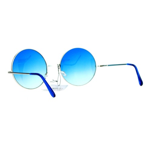 SA106 Hippie Oceanic Gradient Large Circle Lens Sunglasses - Picture 3 of 17