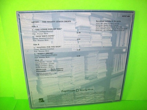 The Mighty Lemon Drops Sealed The Janice Long Session Vinyl Record 1987 Postpunk - Picture 3 of 3