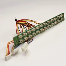 ORIGINAL FRONT PANEL METER LEVEL DISPLAY SWITCH PART - BSR 4000XR EQ Equalizer