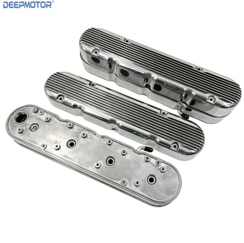 Cubiertas de válvula con aletas de aluminio Deepmotor con soportes de bobina y cubierta para LS pulido - Imagen 4 de 7