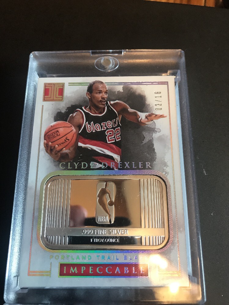 2016-17 Panini Impeccable Clyde Drexel
