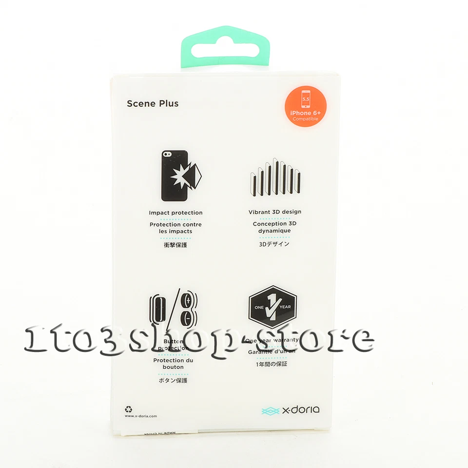 Funda protectora X-Doria Scene Plus para iPhone 6 Plus iPhone 6s Plus dorada digital polvo Foto 2 de 4