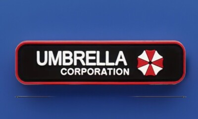   Umbrella Corporation Resident Evil 4.5  Rubber Morale Patch Zombie Hook Loop