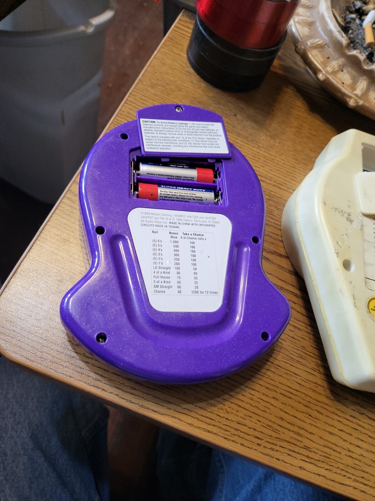 Vintage Caprice Pro Action Electronic BASEBALL GAME W/Yahtzee Jackpot