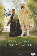 Ali Fazal & Stephen Frears "Victoria & Abdul" AUTOGRAPHS Signed 8x12 Photo ACOA