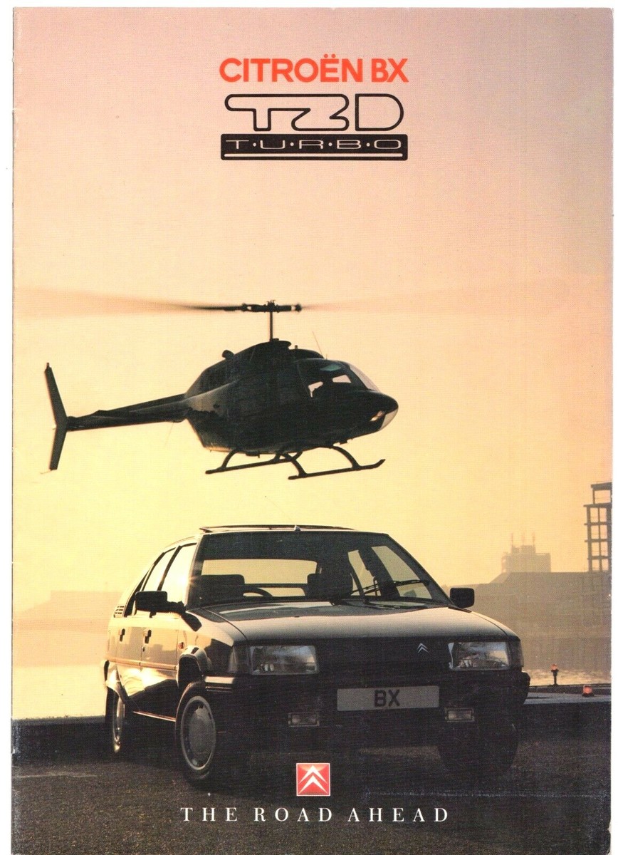 Citroen BX TZD Turbo 1990 UK Market Sales Brochure | eBay