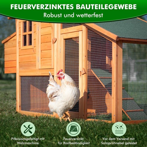 Volierendraht Edelstahl punktgeschweißt Maschendrahtzaun 25m x 1m 10m x 1m - Bild 10 von 15