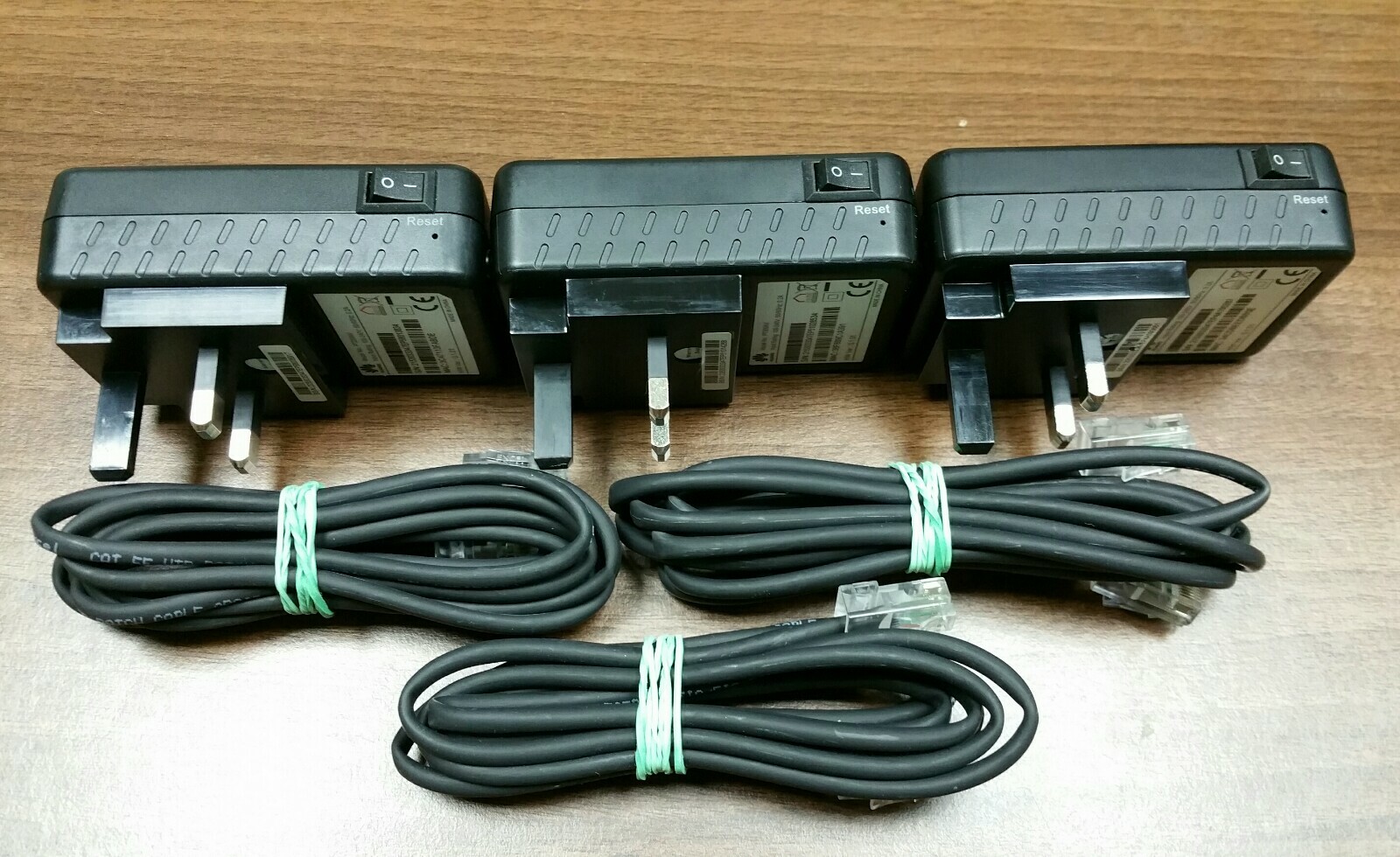 3 x TalkTalk Huawei PT200AV Powerline Adapters HomePlugs BT, SKY