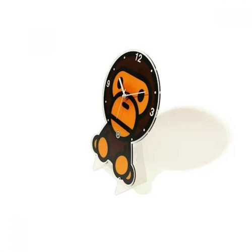 A BATHING APE Wall Clock Table Clock BABY MILO Motif 12.36" x 9.17" From Japan - Picture 3 of 4