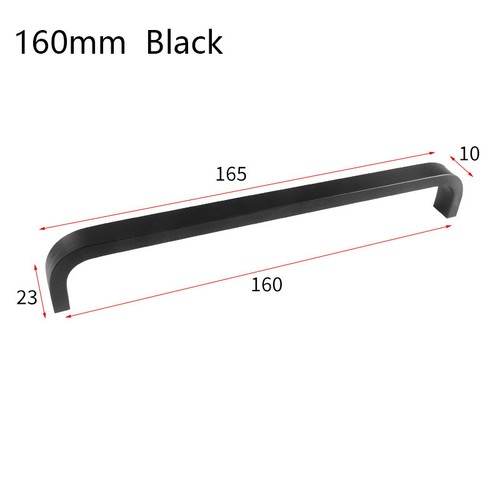 Door Handles Aluminum Alloy Kitchen Cupboard Cabinet Handle Cupboard Drawer Door - Picture 22 of 23