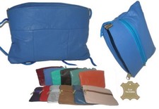Sac pochette bandoulière femme en Véritable Cuir Couleurs aux Choix