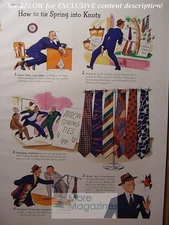 RARE 1942 Esquire Advertisement AD ARROW TIES WWII Era