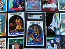 25 Lot Reggie Miller SGC Chrome Auto Refractor HOF RC Prizm Stars MLB NBA NFL