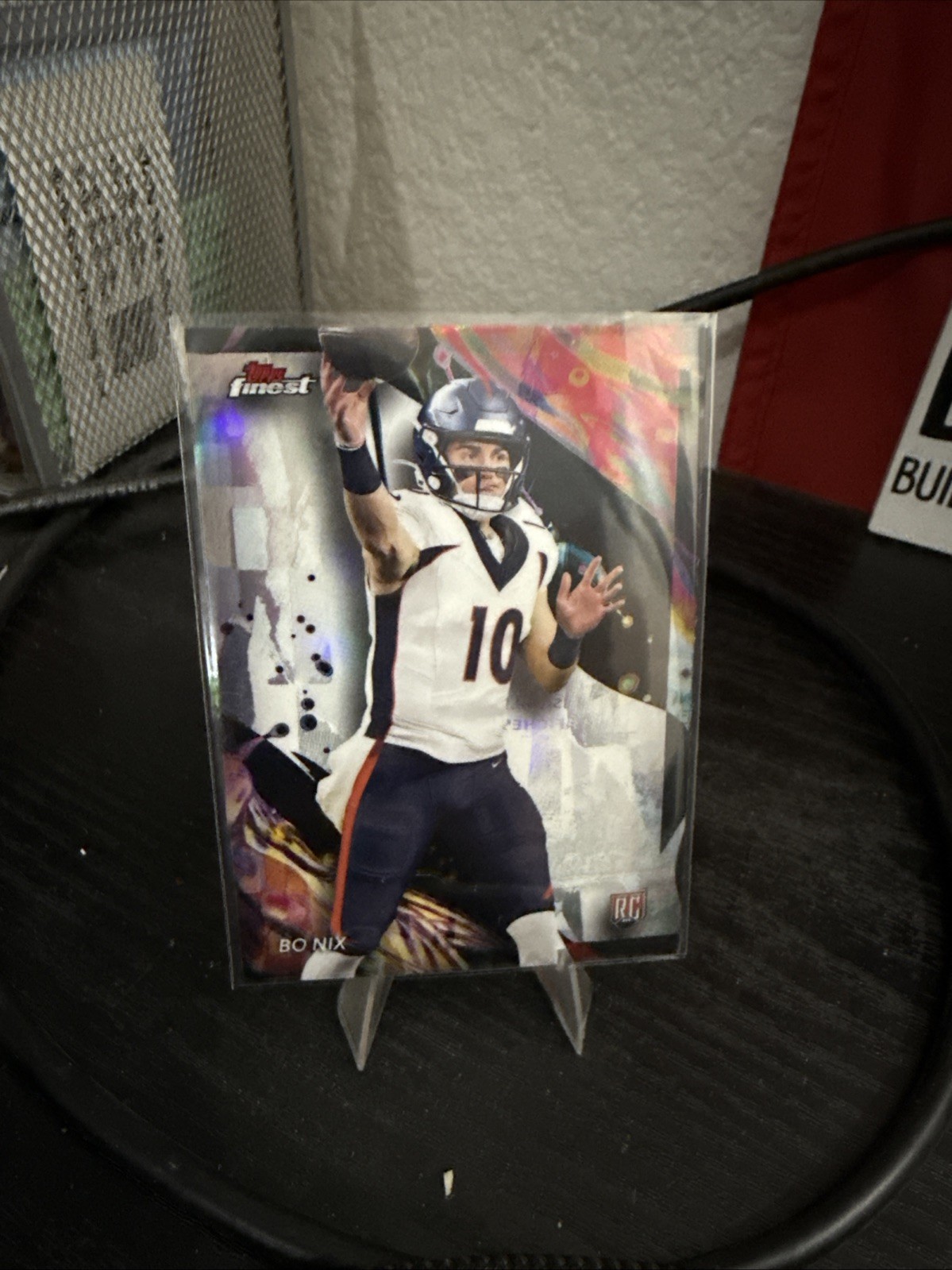 2024 Topps Finest - Uncommon Bo Nix #163 Refractor (RC)