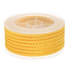 Nylon Thread Twine Beading Cord 4mm Braided String 3.2M/10.5 Feet, Golden