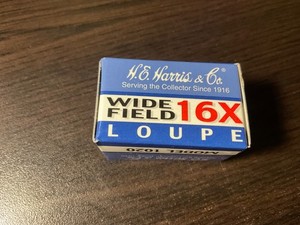 Wide field 16x coin loupe