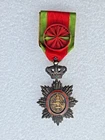 Royal Order of Cambodia, officer star in vermilion, repercovered, enamel shine