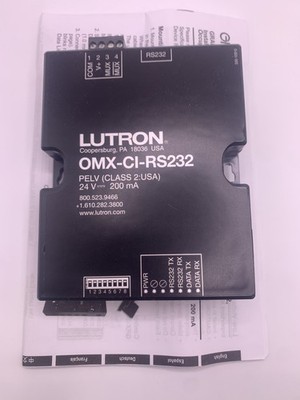 Lutron OMX-CI-RS232 Grafik Systems Control Interface Module 24V 200mA Class 2