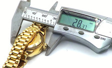 Rolex Lady Datejust 26mm OYSTER PERPETUAL 18K Gold Diamond Bezel White Dial 13