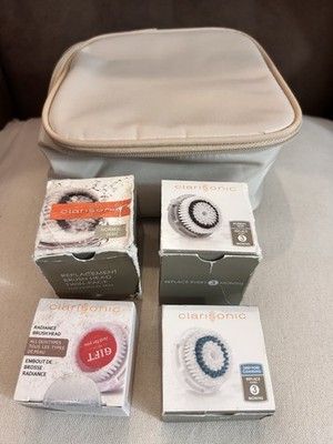 Clarisonic Replacement Brush Head Lot 4 Normal Radiance Deep Pore Genuine OEM