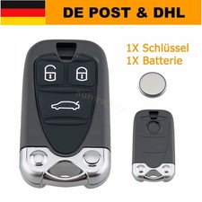 Schlüssel Gehäuse Für Alfa Romeo 159 Brera Spider 05-11 3 Tasten Batterie CR2032