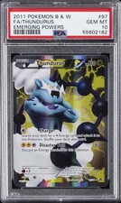 2011 POKEMON BLACK & WHITE EMERGING POWERS #97 FULL ART/THUNDURUS PSA 10 on eBay