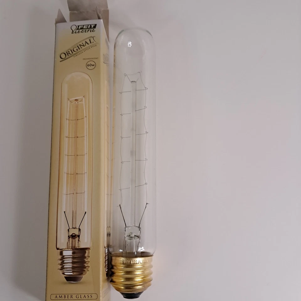 Feit Electric Original Vintage Style Bulb 60w Amber Glass Dimmable - Image 2 of 2
