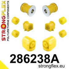 Strongflex PU Vorderachsbuchsen Satz SPORT Nissan Maxima 4 A32 u. a. 21mm gelb