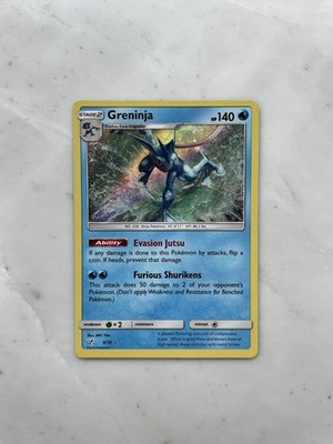 Pokémon TCG Greninja #9/18 Detective Pikachu 2019 Reverse Holo