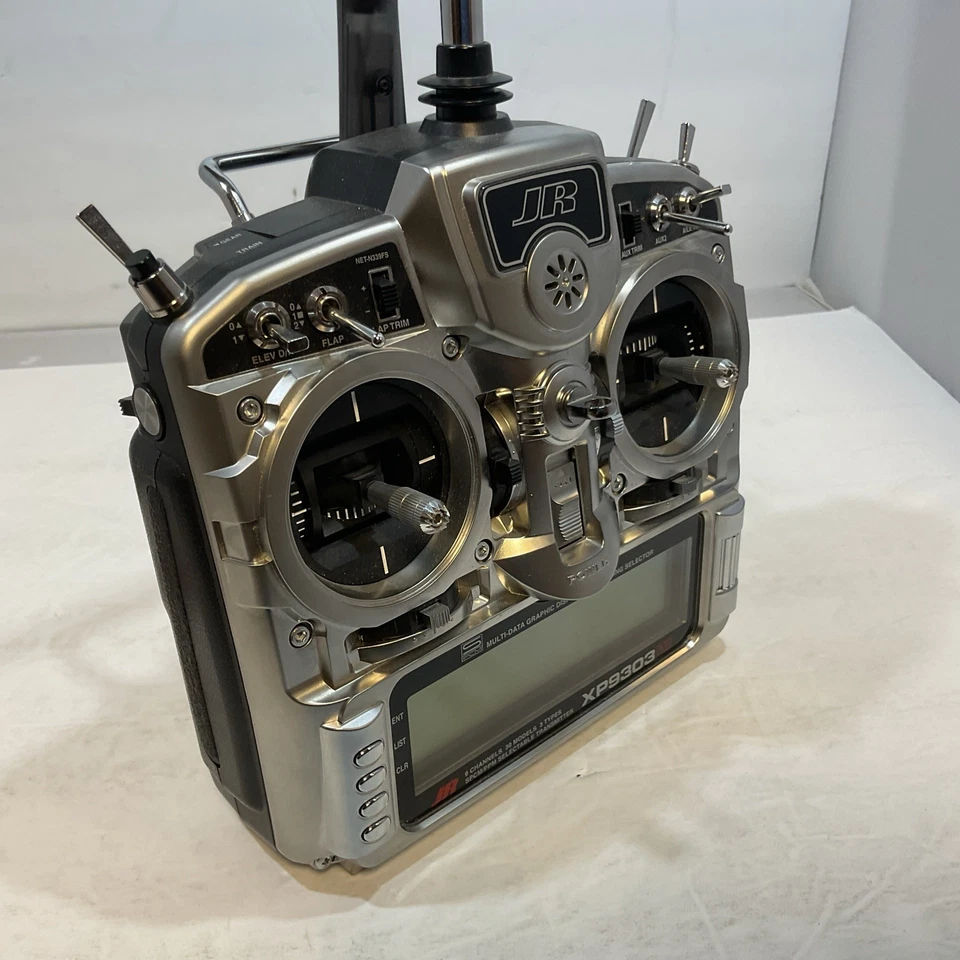 JAPAN RADIO JR XP9303 A/S TRANSMITTER SET FOR R/C MODEL AIRCRAFT W/ SPEKTRUM DM9 - Image 3 of 4