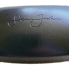 VTG Sean John Black Hard Faux Leather Clamshell Eyeglass Sunglasses Case Only
