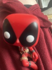 Deadpool Funko Pop Laying Down Out Of Box