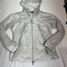Air Jordan Men's M Lined Light Jacket 4 pocket Geometric Print White