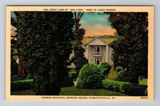 Charlottesville VA-Virginia, Ash Lawn Home of James Monroe, Vintage Postcard