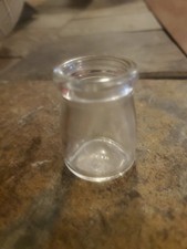 Clear Glass Creamer Jar Vintage Restaurant In...