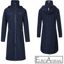 Regenmantel Reitmantel Outdoor-Mantel Damen wasserdicht Covalliero XS-XL navy