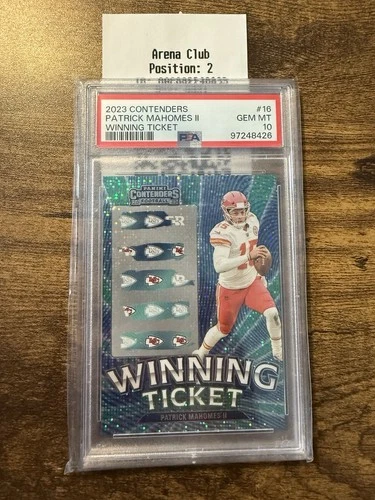 2023 Panini Contenders Winning Ticket Patrick Mahomes II #16 PSA 10 Chiefs NFL